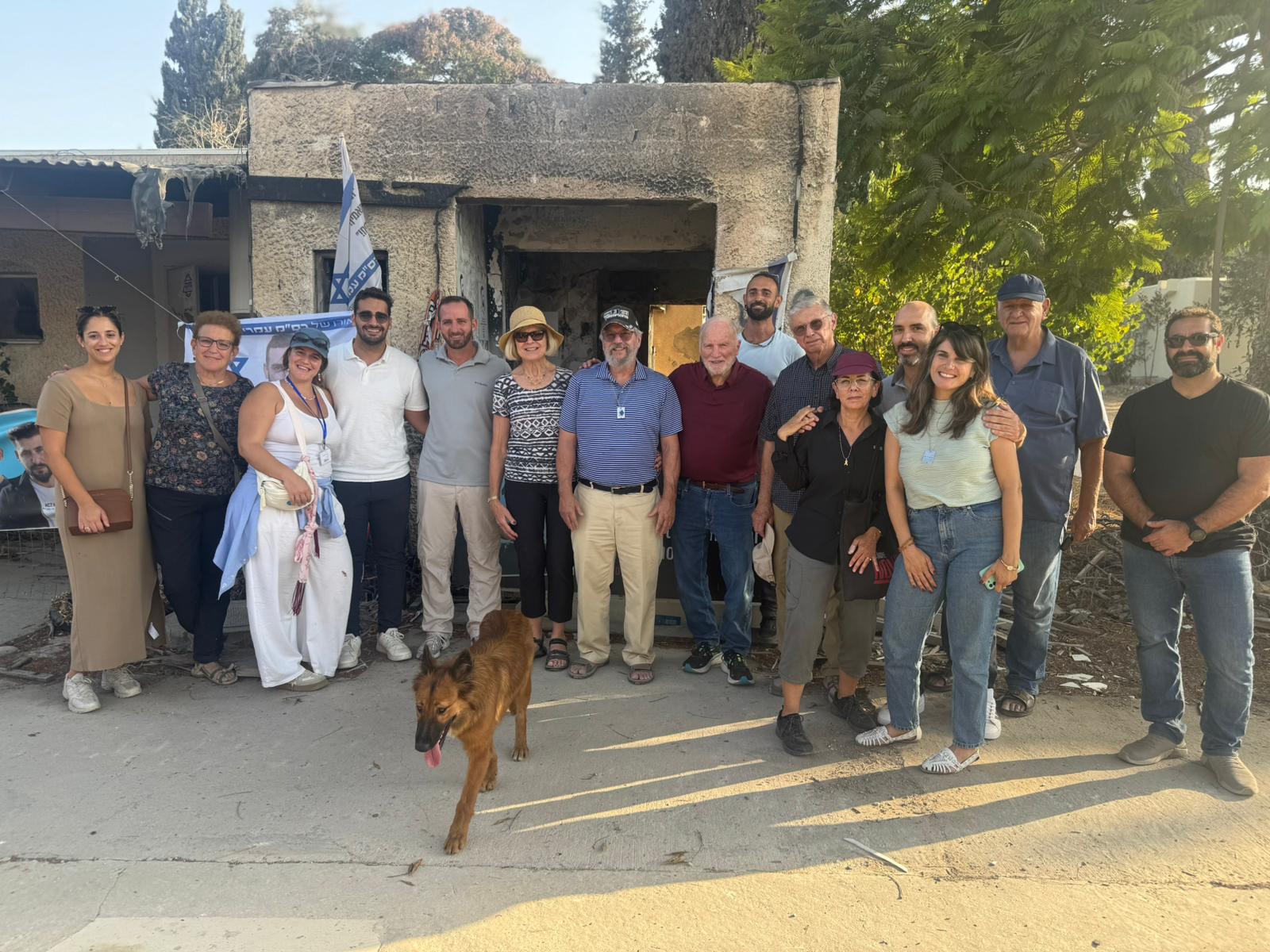 ביקור מייסדי העמותה בארץ